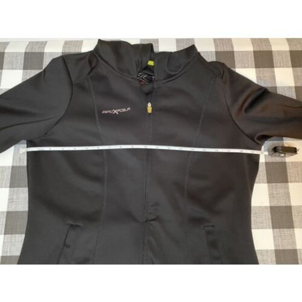 Zero Xposur Womens Jacket‎ Size Medium Hooded Dri-Fit Material Black - Picture 2 of 3